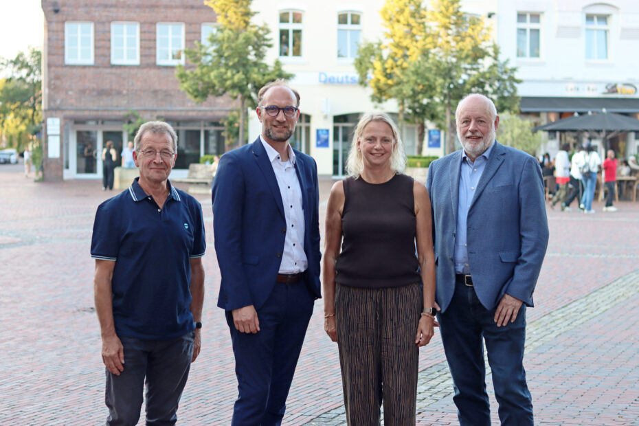 von links: Uli Peters, Jens Hofschröer, Claudia Becker, Robert Koop